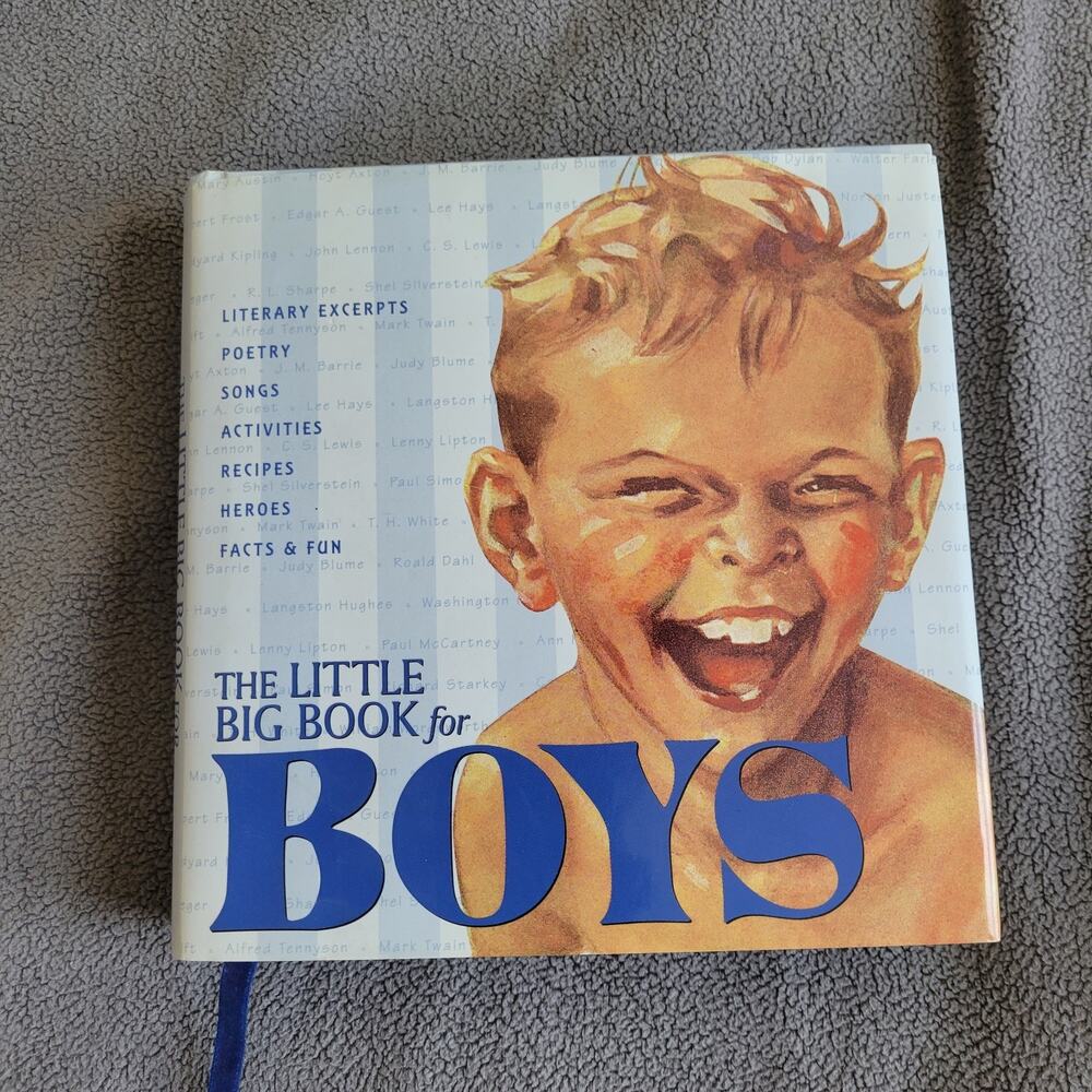 ANTHOLOGY The Little Big Book for Boys Wong Welcome Books Poems Songs Story - Picture 2 of 8